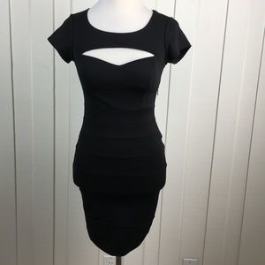 Tally Weijl Bodycon Dress XS Black Cut Out